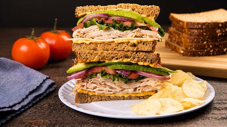 Meatless Meal; Grilled Portobella Mushroom and Swiss Sandwiches Swiss Sandwiches