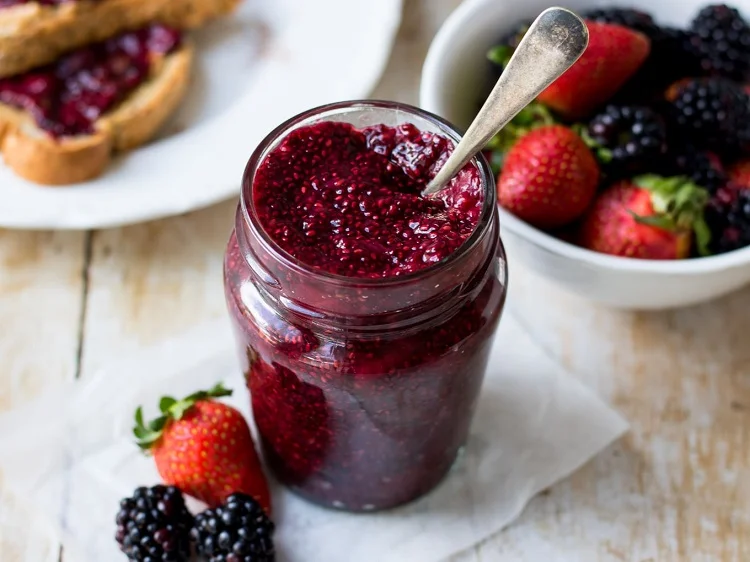 Simple Strawberry Chia Jam Strawberry Chia Jam