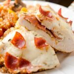 Chicken Parmesan Quinoa Bake