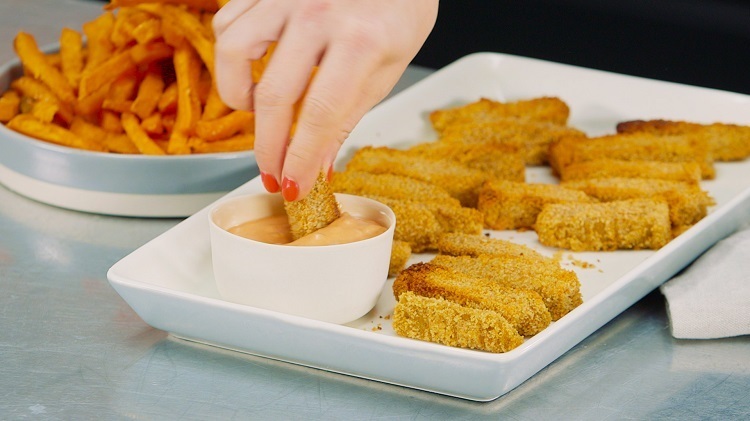 White Bean Veggie Nuggets