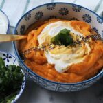 Sweet Potato Soup with Cashew Coconut Cream